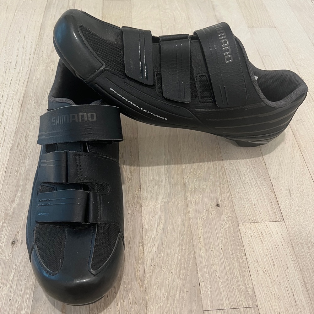 Shimano Black Velcro Men’s Cycling Bike Shoes Size 47 US 12